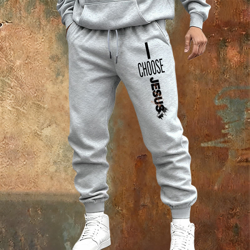 Christianartworkshop Pantalones deportivos "Elijo a Jesús": para usar a diario con un compromiso fiel. - image 17