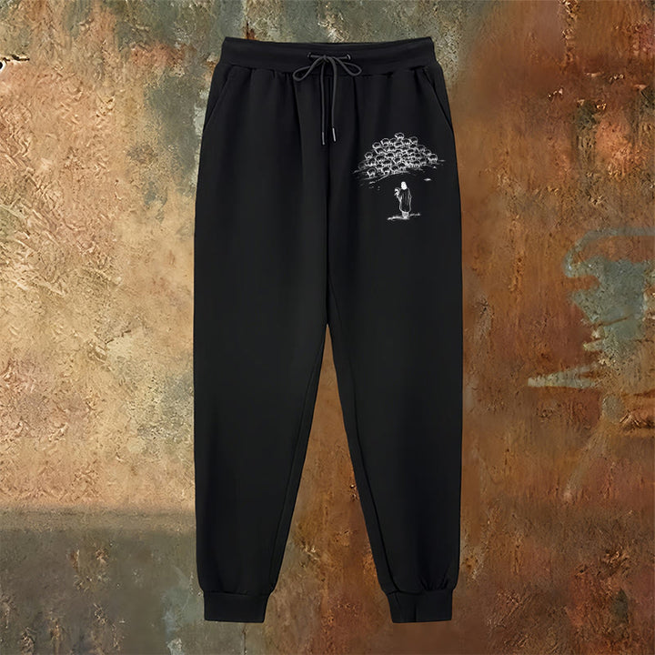 Christianartworkshop Pantalones deportivos Good Shepherd Faith: para uso diario con un toque espiritual. - image 6