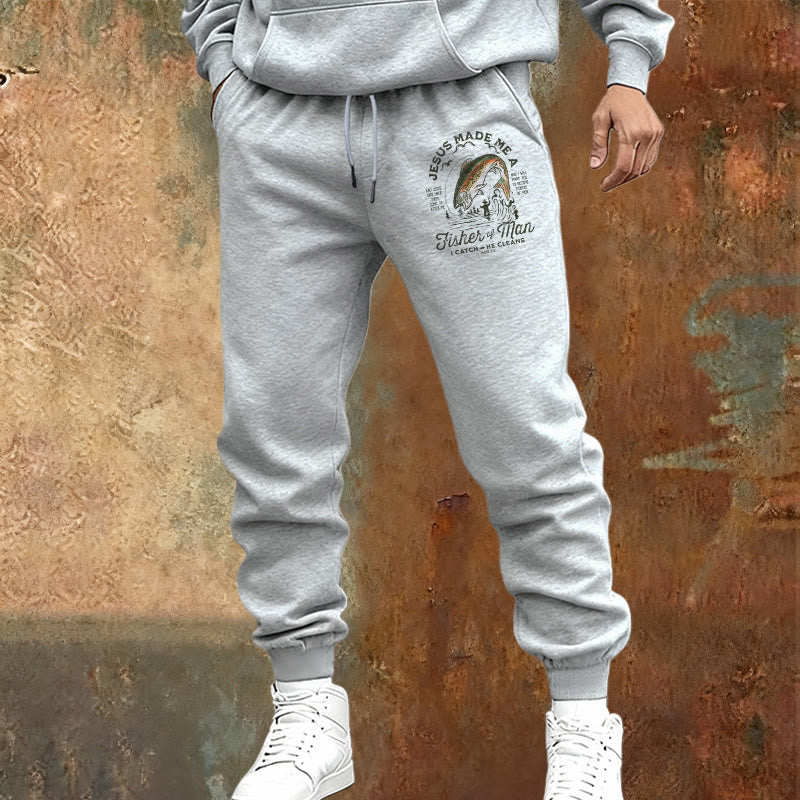 Christianartworkshop Pantalones deportivos Fisher of Men Faith: Ropa de uso diario con una misión espiritual. - image 1