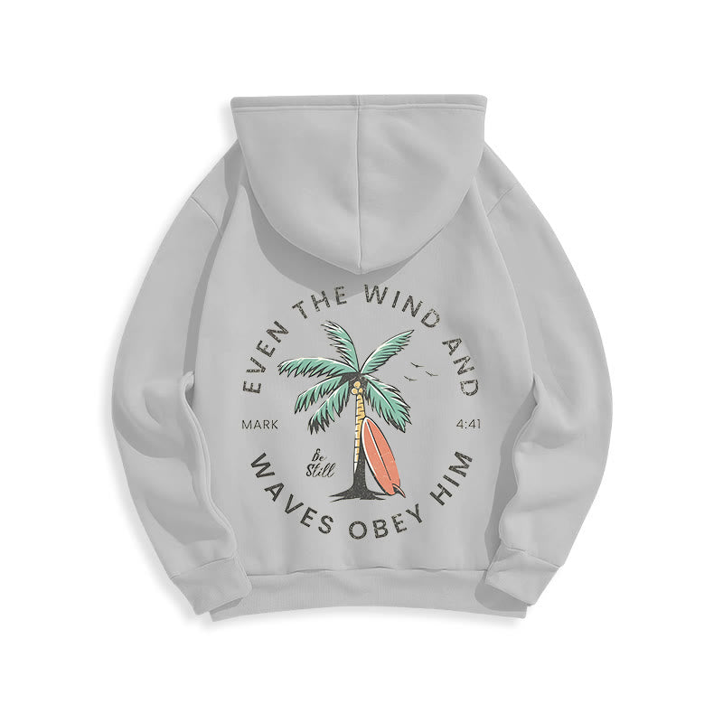 Christianartworkshop Sudadera con capucha de poliéster forrada de felpa con motivos bíblicos y costeros. - image 20