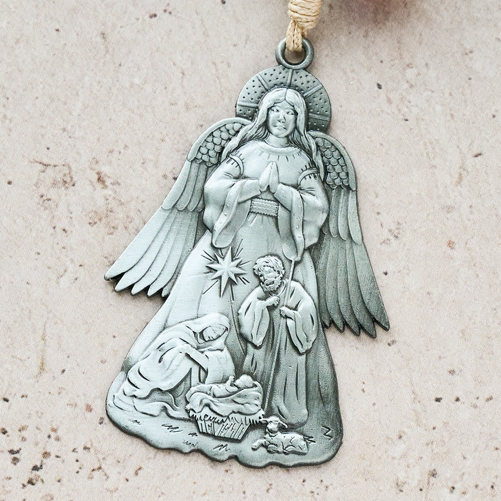 Christianartworkshop Rosario de bolsillo navideño con 3 estilos de la Santa Natividad: Cuentas brillantes navideñas y colgantes con escenas únicas del nacimiento. - image 13