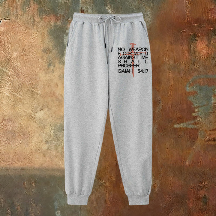 Christianartworkshop Isaías 54:17 Pantalones deportivos: Compañeros fieles para la rutina diaria - image 18
