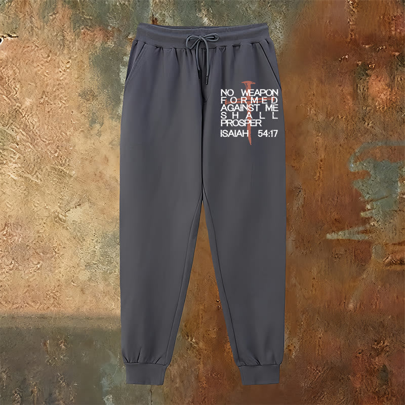 Christianartworkshop Isaías 54:17 Pantalones deportivos: Compañeros fieles para la rutina diaria - image 2