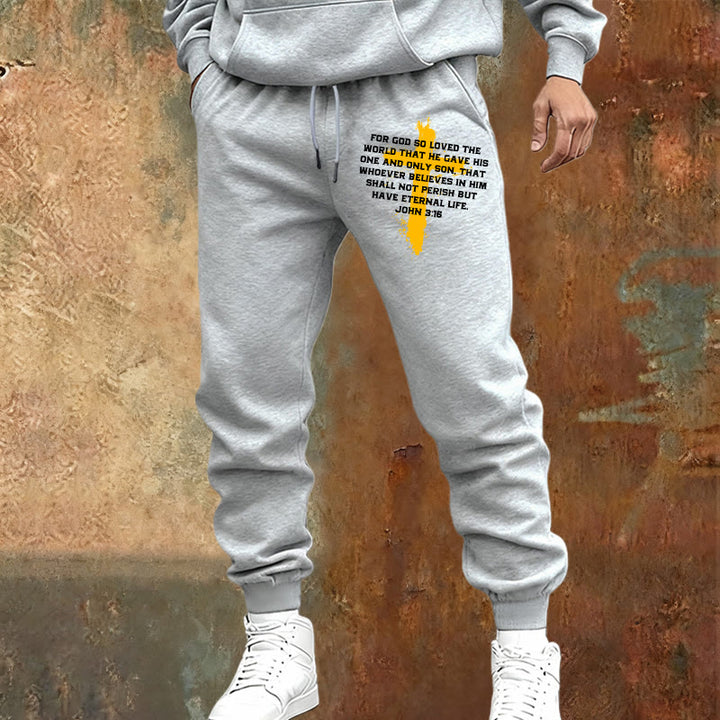 Christianartworkshop Juan 3:16 Pantalones deportivos: Ropa de uso diario con fe llena de gracia - image 21