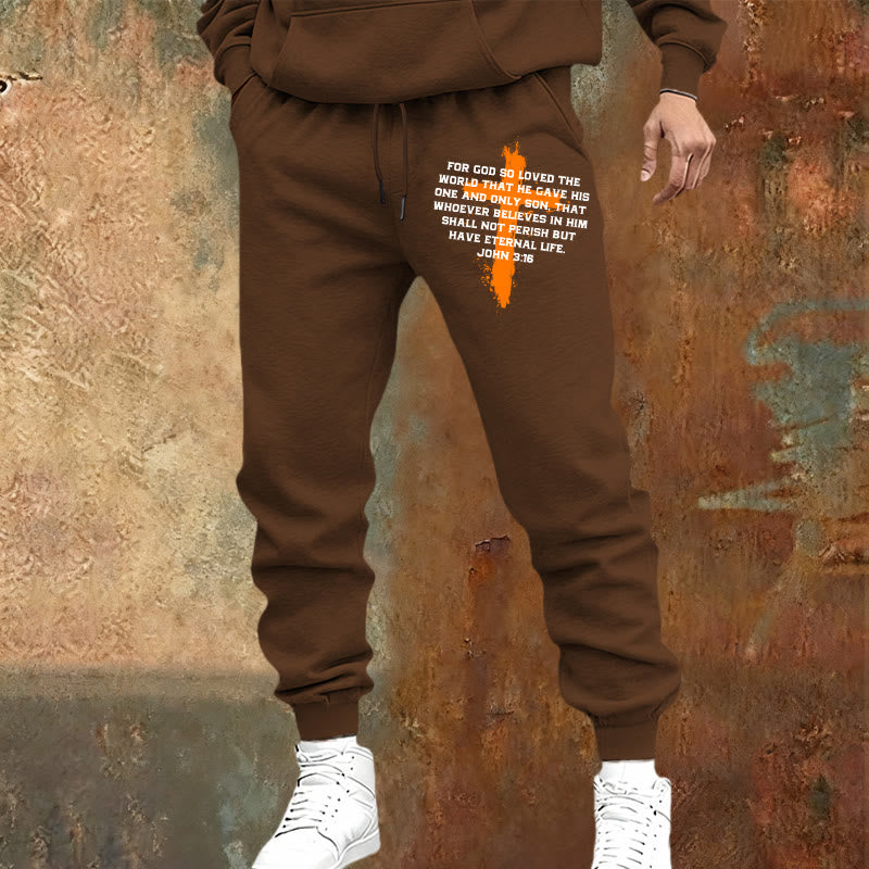 Christianartworkshop Juan 3:16 Pantalones deportivos: Ropa de uso diario con fe llena de gracia - image 1