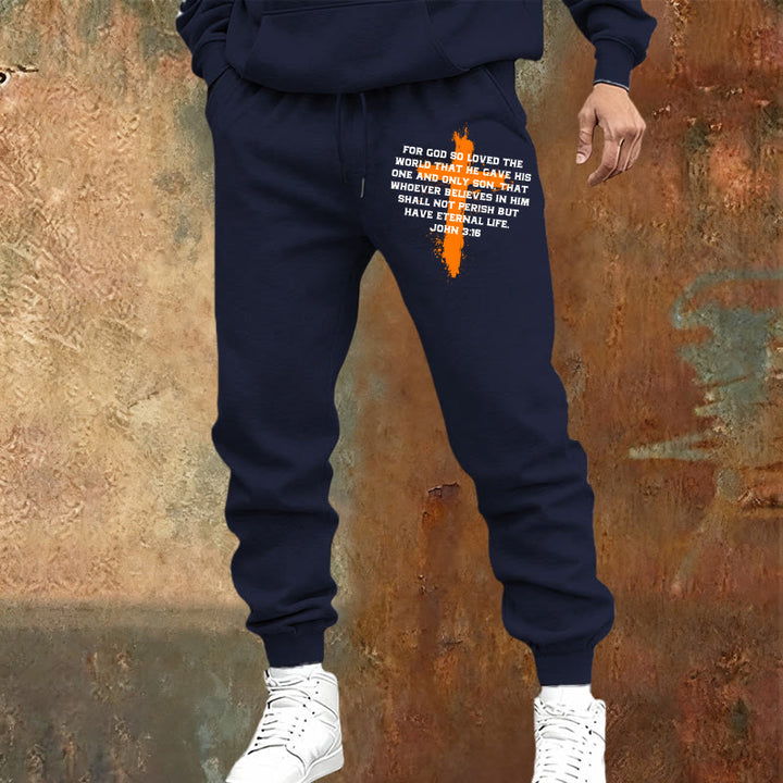 Christianartworkshop Juan 3:16 Pantalones deportivos: Ropa de uso diario con fe llena de gracia - image 13