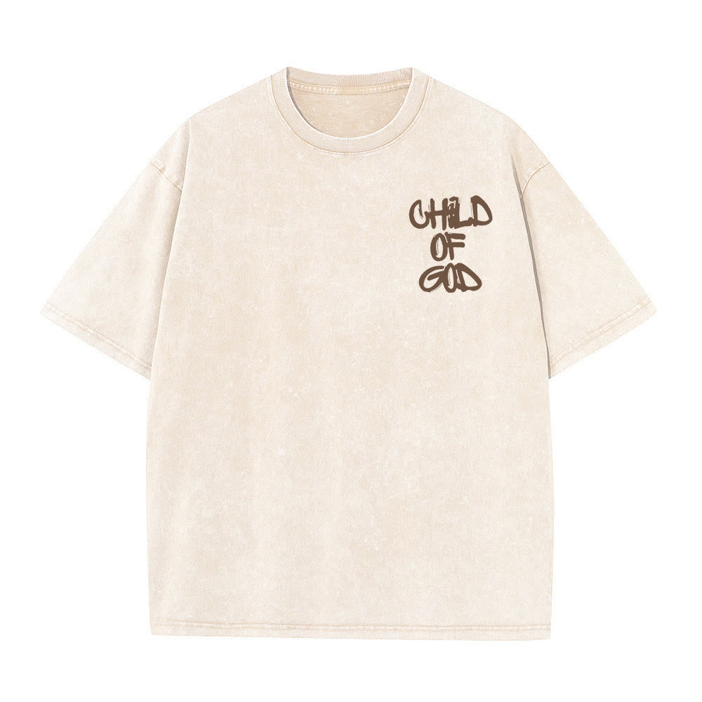 Christianartworkshop Camiseta lavada para adulto "HIJO DE DIOS" - image 5