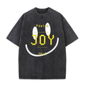 Christianartworkshop Camiseta unisex lavada con el Salmo 30:5 de Alegría - Negro - 5XL - image 0
