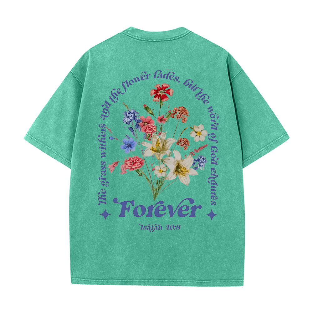 Christianartworkshop Camiseta unisex lavada con la Palabra Eterna de Dios - image 6