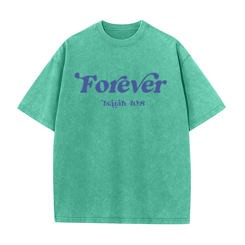 Christianartworkshop Camiseta unisex lavada con la Palabra Eterna de Dios - image 7