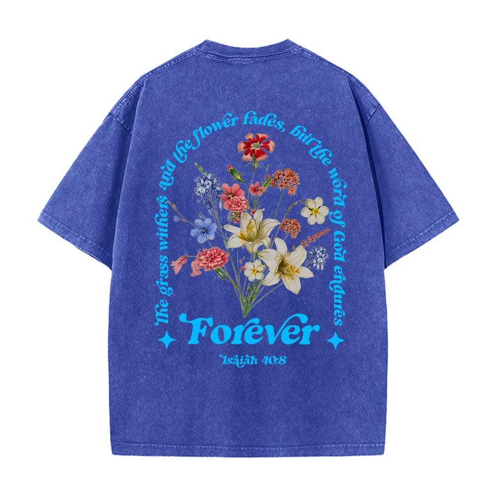 Christianartworkshop Camiseta unisex lavada con la Palabra Eterna de Dios - image 21