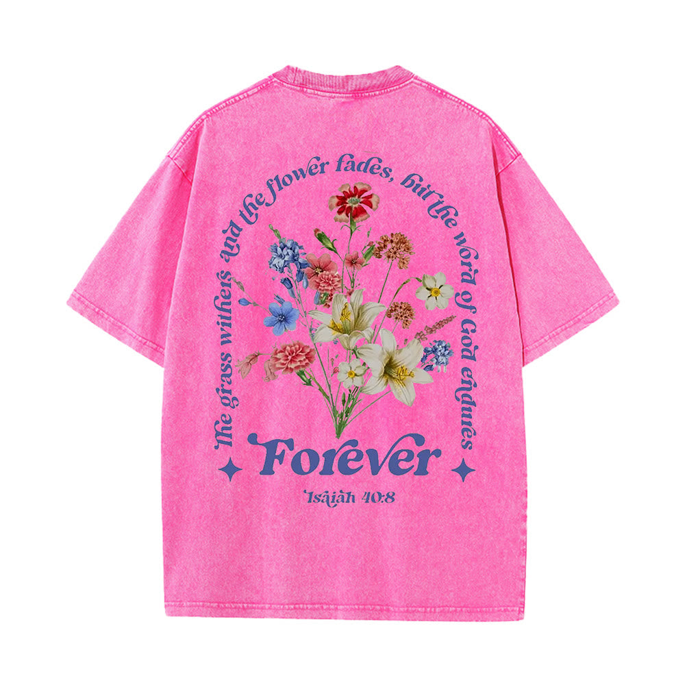 Christianartworkshop Camiseta unisex lavada con la Palabra Eterna de Dios - image 3