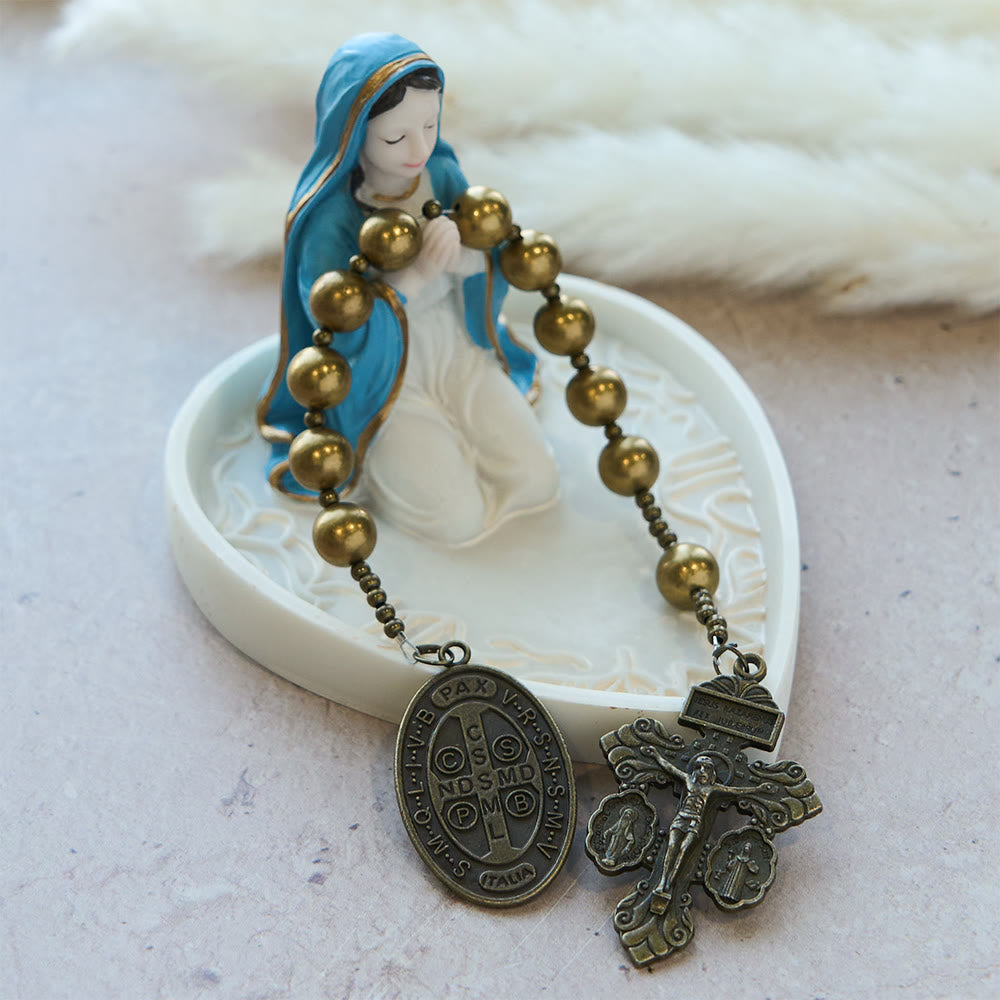 Christianartworkshop Serie de rosarios de bolsillo Four Protect Battle Beads en 4 acabados Warrior - image 14