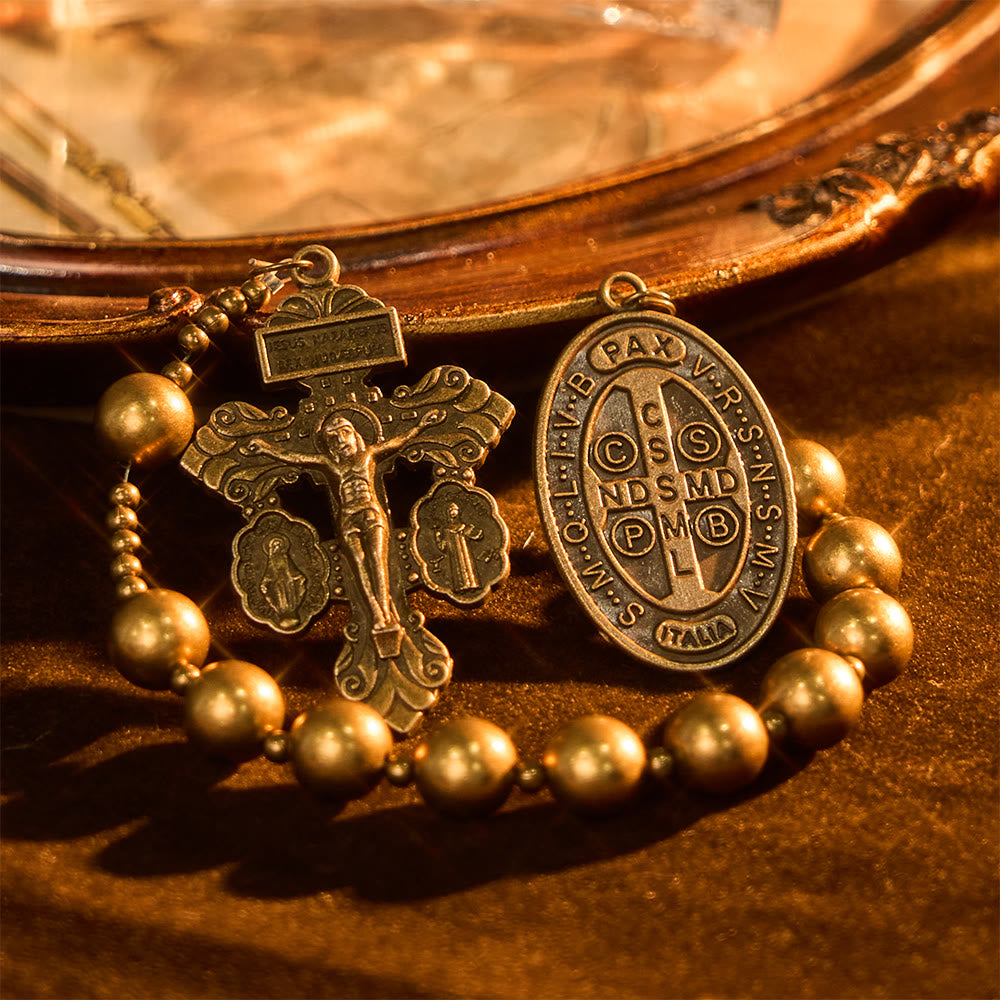 Christianartworkshop Serie de rosarios de bolsillo Four Protect Battle Beads en 4 acabados Warrior - image 13