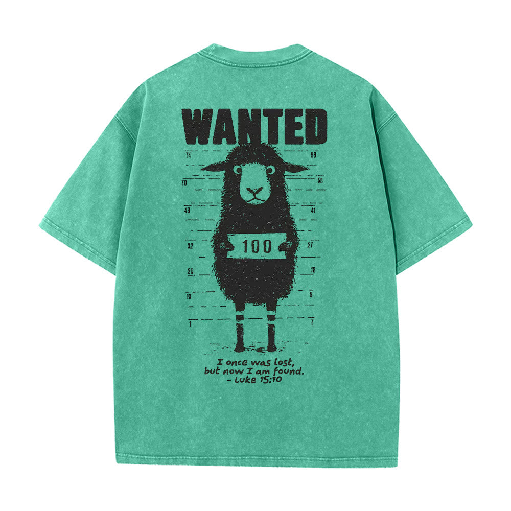 Christianartworkshop Camiseta unisex lavada con estampado de ovejas - image 12