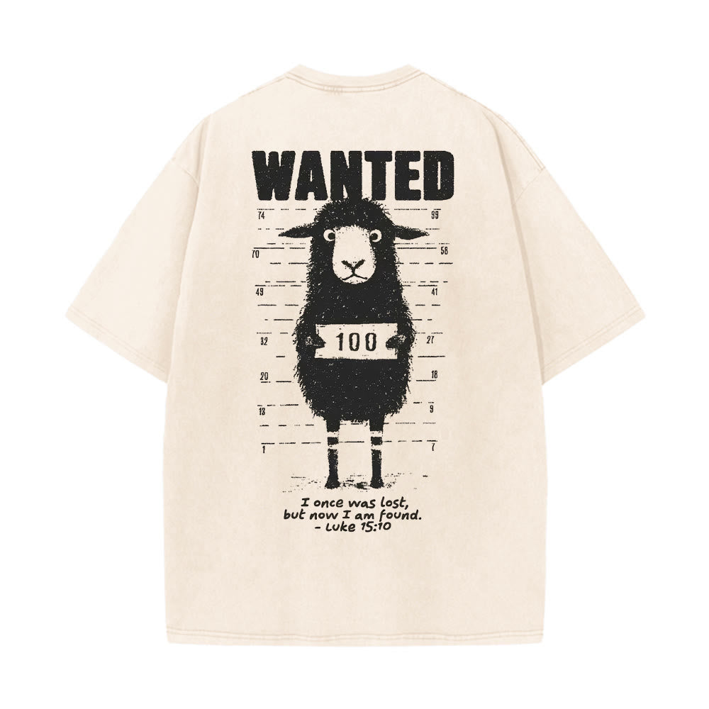 Christianartworkshop Camiseta unisex lavada con estampado de ovejas - image 9