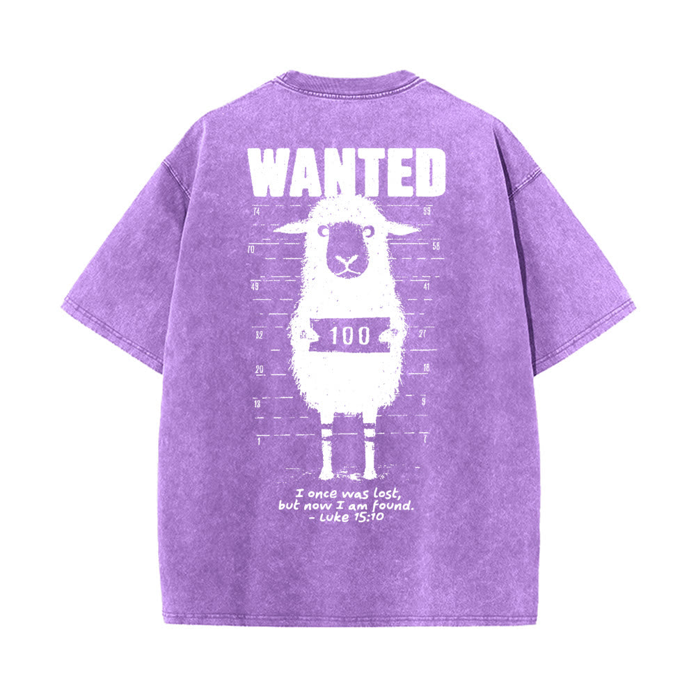 Christianartworkshop Camiseta unisex lavada con estampado de ovejas - image 15