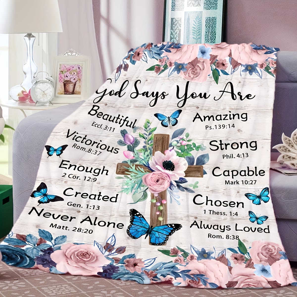 Christianartworkshop Dios dice que eres una manta de fe: Su afirmación en consuelo - image 2