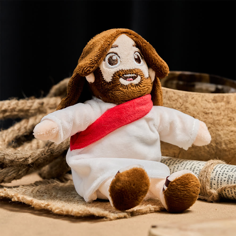Christianartworkshop Muñeco de peluche de Jesús: Encarna el amor divino y el tierno consuelo. - image 1