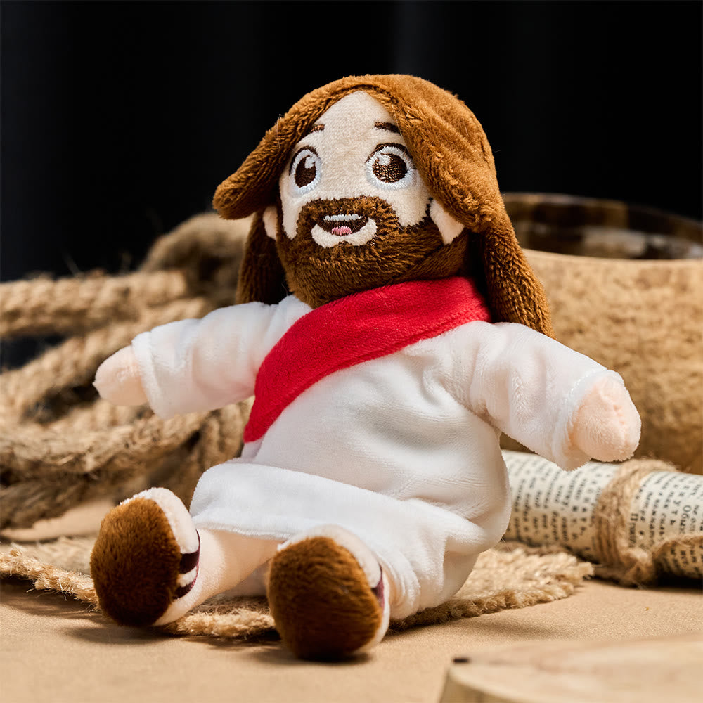Christianartworkshop Muñeco de peluche de Jesús: Encarna el amor divino y el tierno consuelo. - Jesús - image 0