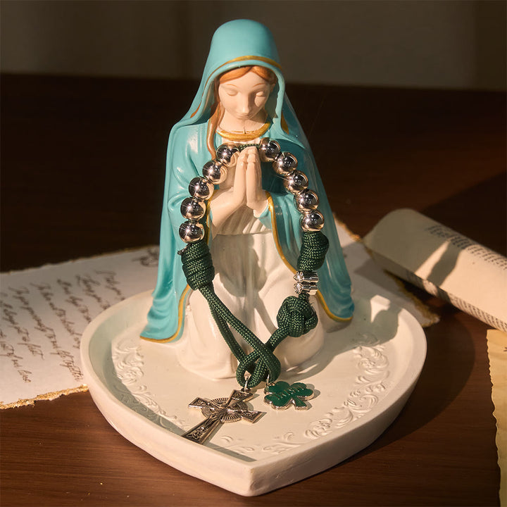 Christianartworkshop Rosario de bolsillo irlandés de paracord con crucifijo celta - image 7