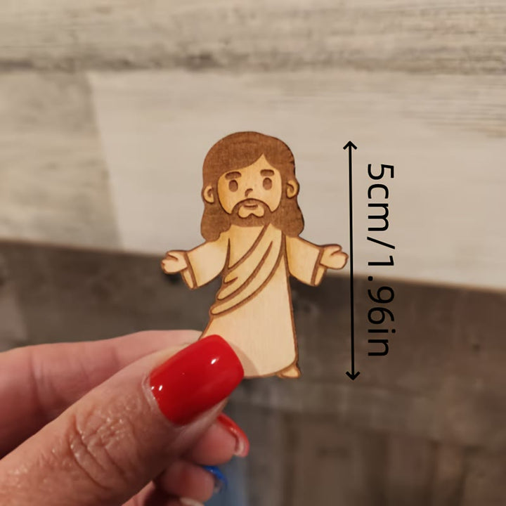 Christianartworkshop Conjunto de bolsillo de Jesús para Pascua: Un delicado testimonio de fe en la vida cotidiana. - image 2