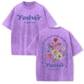 Christianartworkshop Camiseta unisex lavada con la Palabra Eterna de Dios - Púrpura - 5XL - image 2