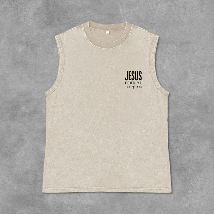 Christianartworkshop Camiseta sin mangas unisex lavada con el nombre de Jesús sobre todos los nombres - image 13