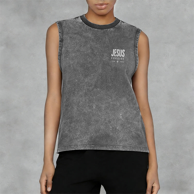 Christianartworkshop Camiseta sin mangas unisex lavada con el nombre de Jesús sobre todos los nombres - image 18