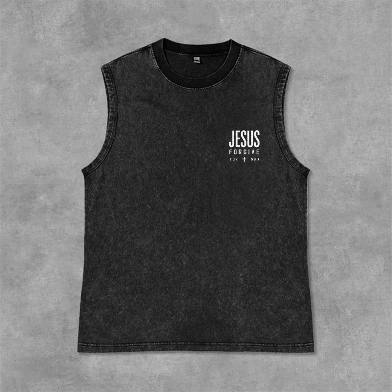 Christianartworkshop Camiseta sin mangas unisex lavada con el nombre de Jesús sobre todos los nombres - image 6