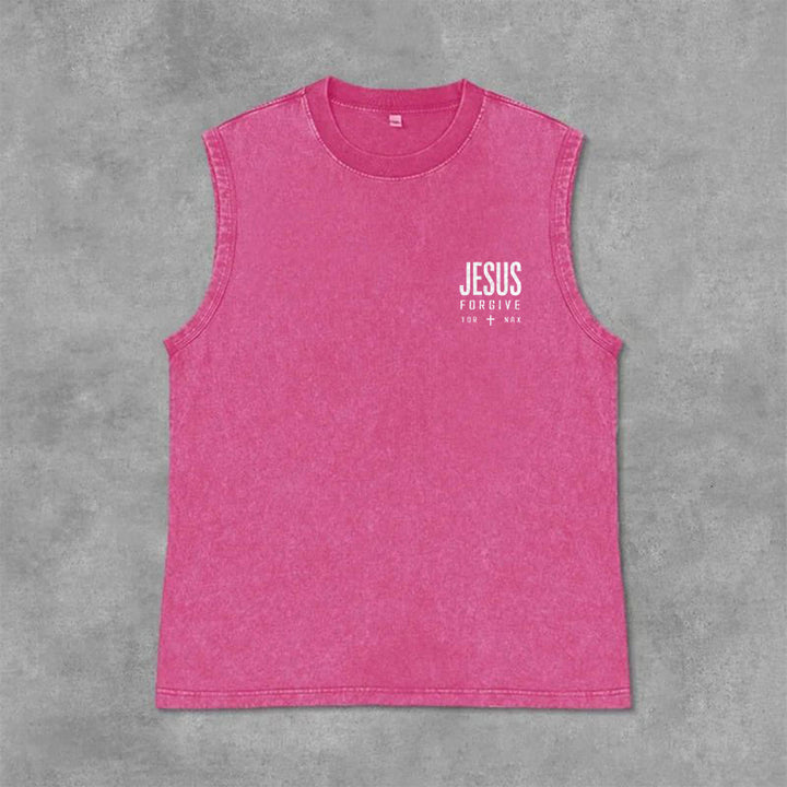 Christianartworkshop Camiseta sin mangas unisex lavada con el nombre de Jesús sobre todos los nombres - image 27
