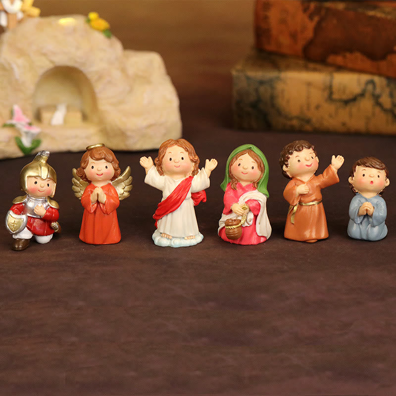 Christianartworkshop Adorno luminoso de Pascua con forma de figura de dibujos animados: símbolo de esperanza y nuevos comienzos. - image 2