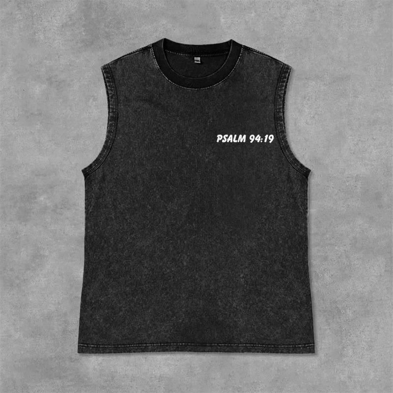 Christianartworkshop Camiseta sin mangas unisex lavada con la frase "Sonríe, eres amado por Dios". - image 6
