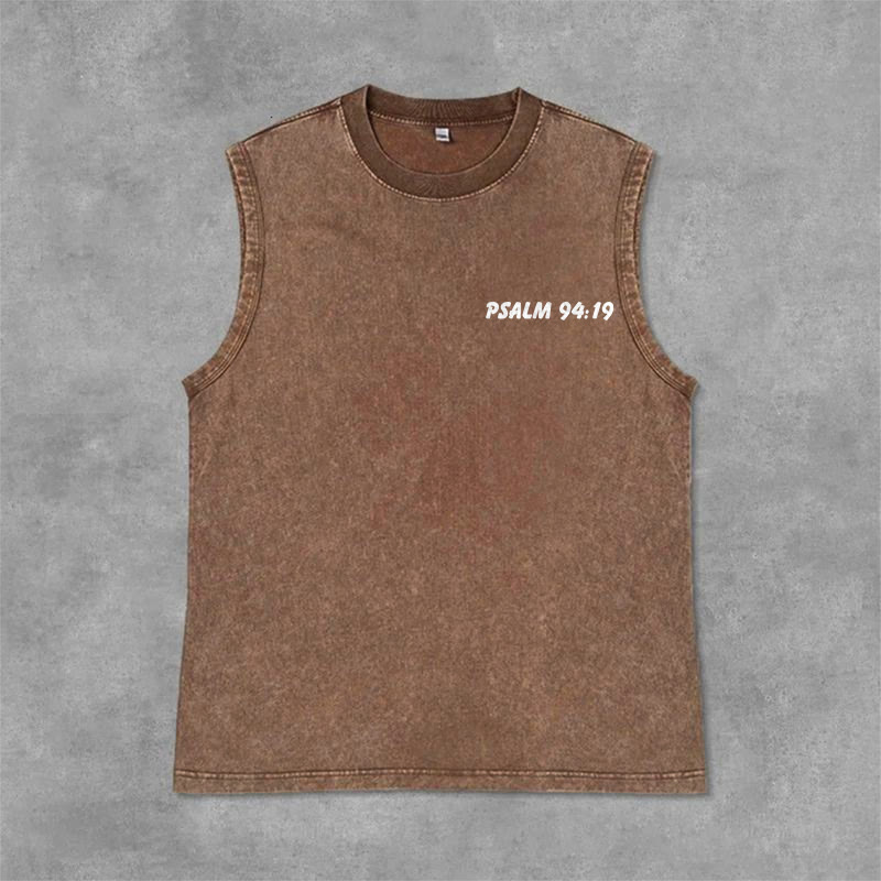 Christianartworkshop Camiseta sin mangas unisex lavada con la frase "Sonríe, eres amado por Dios". - image 20