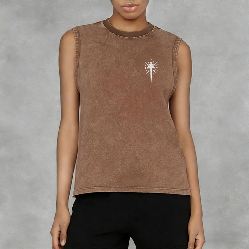 Christianartworkshop Hombre de Dios Juan 3:16 Camiseta sin mangas unisex lavada - image 17