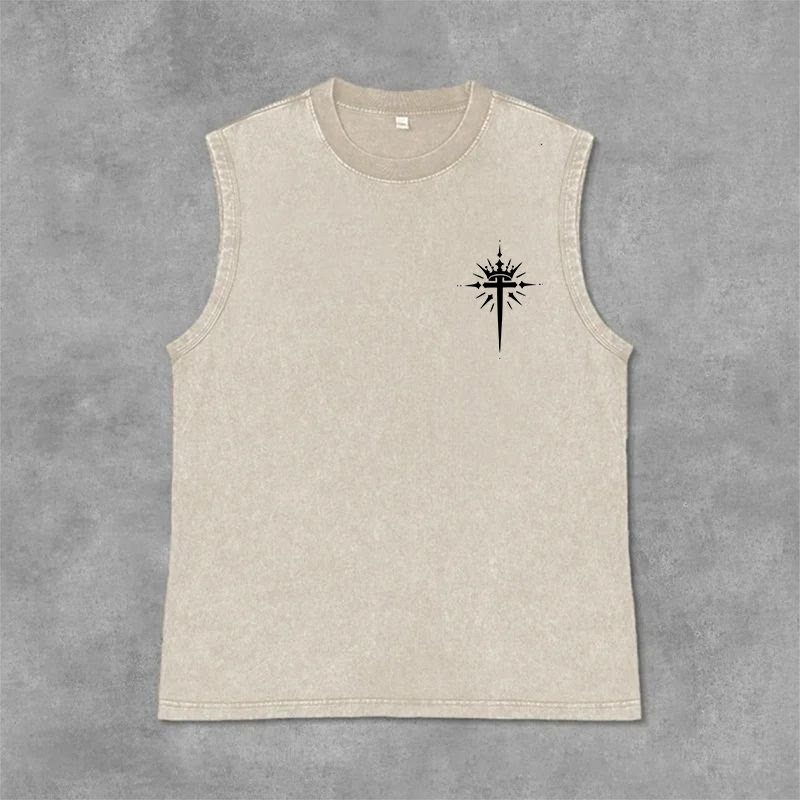 Christianartworkshop Hombre de Dios Juan 3:16 Camiseta sin mangas unisex lavada - image 29