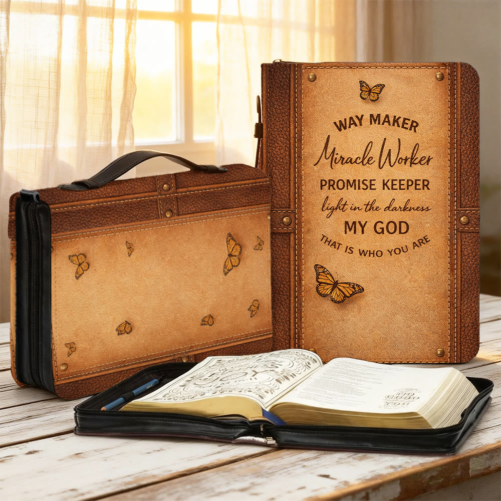 Christianartworkshop Hacedor de caminos, hacedor de milagros, guardián de promesas, fiel, cubierta de la Biblia - 2XL - Regular (sin personalización) - image 1