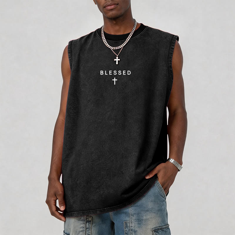 Christianartworkshop Camiseta sin mangas con estampado de tigre "Poder en el nombre de Jesús" - image 4