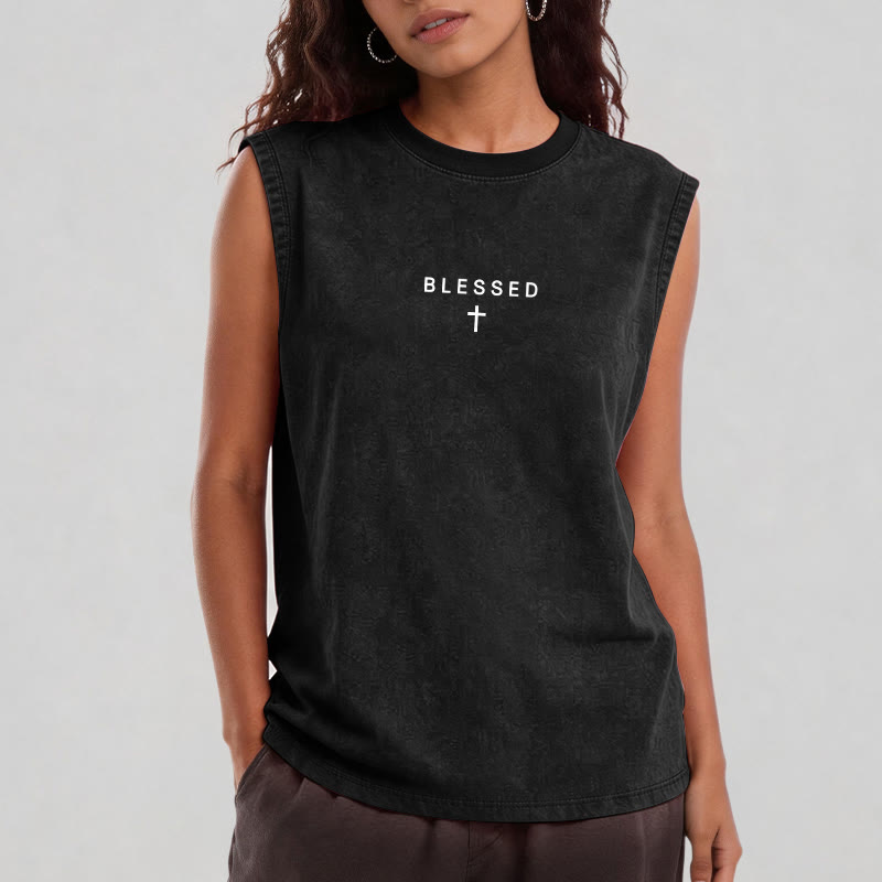 Christianartworkshop Camiseta sin mangas con estampado de tigre "Poder en el nombre de Jesús" - image 5