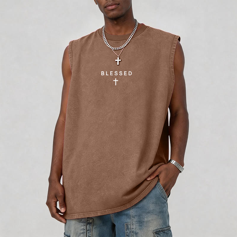 Christianartworkshop Camiseta sin mangas con estampado de tigre "Poder en el nombre de Jesús" - image 25