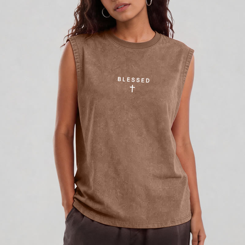 Christianartworkshop Camiseta sin mangas con estampado de tigre "Poder en el nombre de Jesús" - image 26