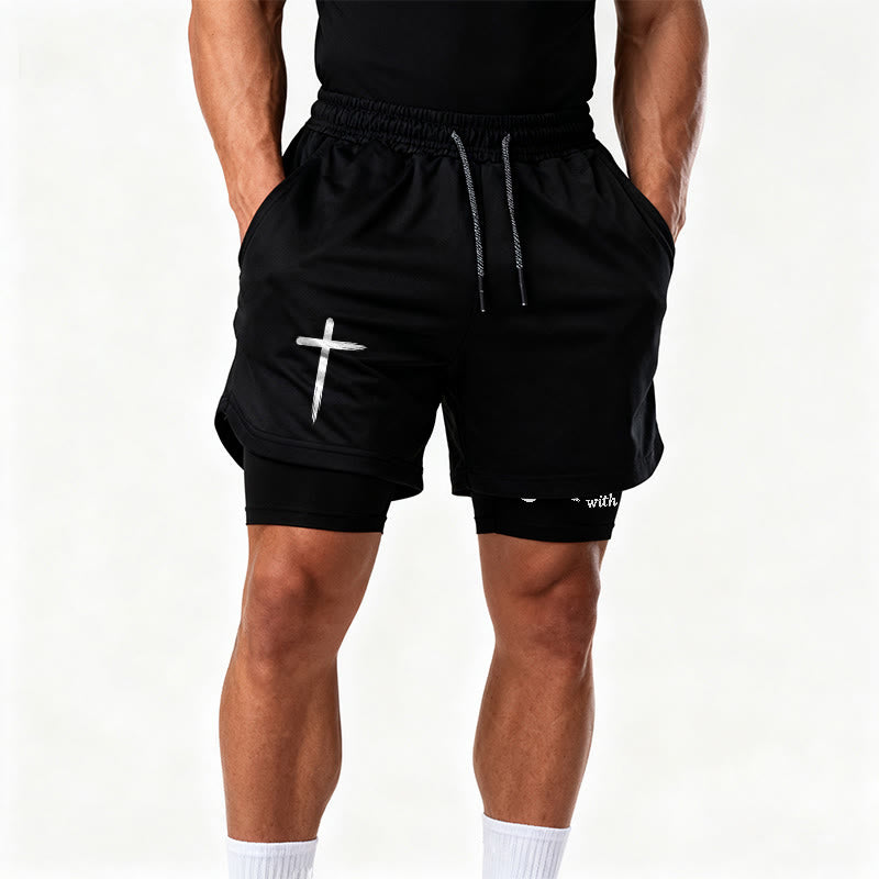 Christianartworkshop Pantalones cortos de alto rendimiento con capas, creados con un propósito. - image 12