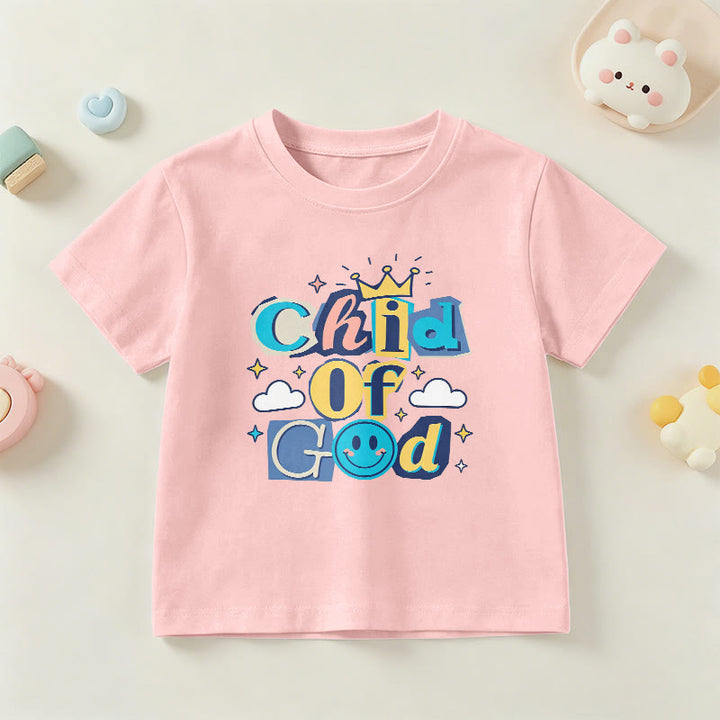 Christianartworkshop Camiseta infantil "Hijo de Dios" con corona y estrella caprichosas - Rosa - EE. UU./Reino Unido/Australia 14, UE 170 - image 12