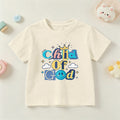 Christianartworkshop Camiseta infantil "Hijo de Dios" con corona y estrella caprichosas - Beige - EE. UU./Reino Unido/Australia 14, UE 170 - image 0