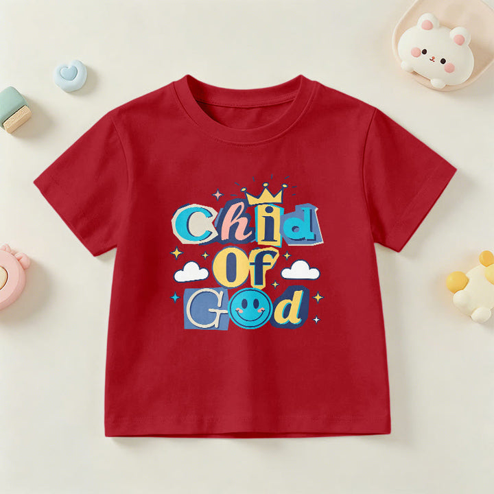 Christianartworkshop Camiseta infantil "Hijo de Dios" con corona y estrella caprichosas - Rojo - EE. UU./Reino Unido/Australia 14, UE 170 - image 9