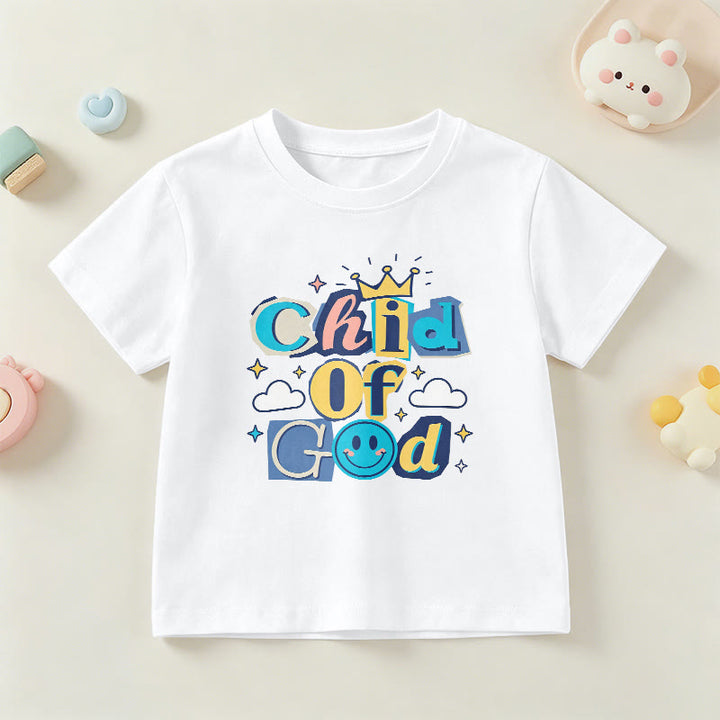Christianartworkshop Camiseta infantil "Hijo de Dios" con corona y estrella caprichosas - Blanco - EE. UU./Reino Unido/Australia 14, UE 170 - image 18