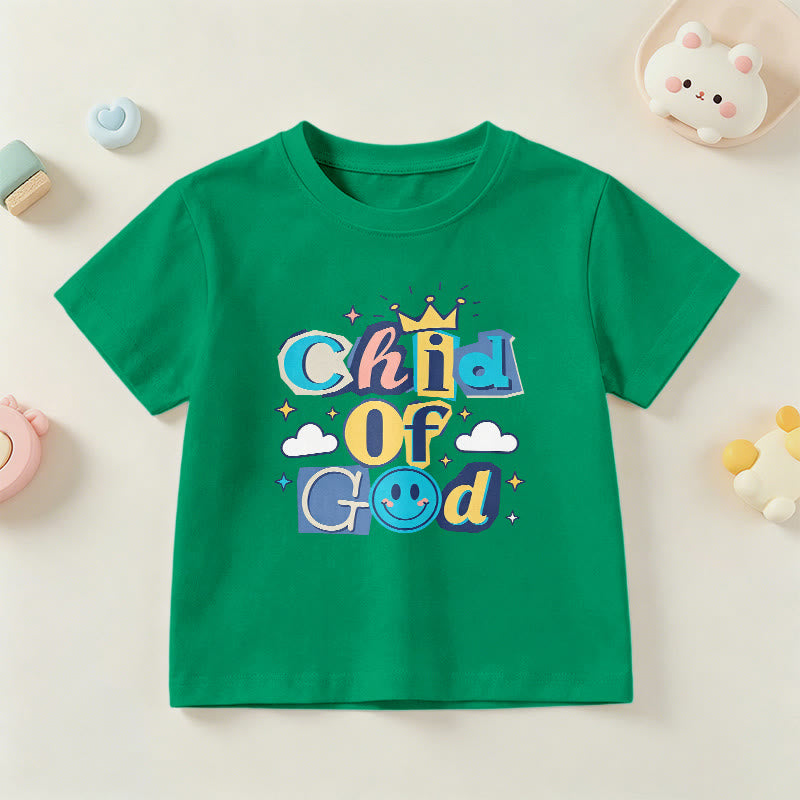 Christianartworkshop Camiseta infantil "Hijo de Dios" con corona y estrella caprichosas - Verde - EE. UU./Reino Unido/Australia 14, UE 170 - image 15