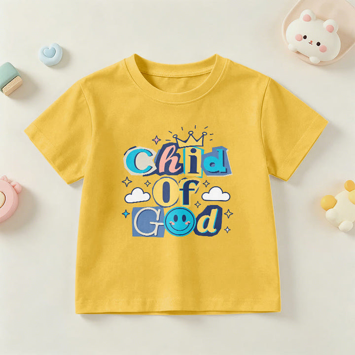 Christianartworkshop Camiseta infantil "Hijo de Dios" con corona y estrella caprichosas - Amarillo - EE. UU./Reino Unido/Australia 14, UE 170 - image 27
