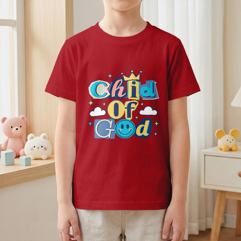 Christianartworkshop Camiseta infantil "Hijo de Dios" con corona y estrella caprichosas - image 10
