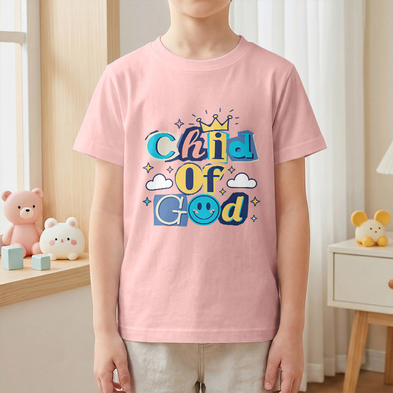Christianartworkshop Camiseta infantil "Hijo de Dios" con corona y estrella caprichosas - image 13